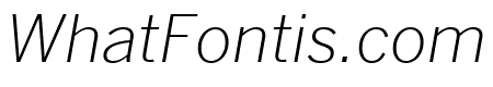 Benton Sans Wide Light Italic