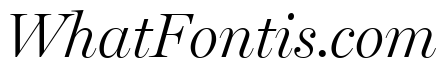Miller Display Light Italic