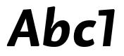 Dederon Sans Bold Italic