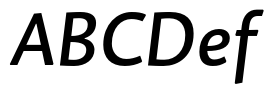Dederon Sans Medium Italic
