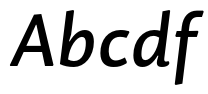 Dederon Sans Medium Italic