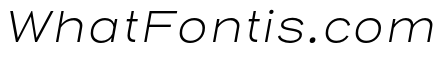 Henderson Sans Basic ExtraLight Italic