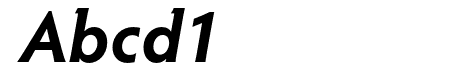 Hypatia Sans Pro Bold Italic