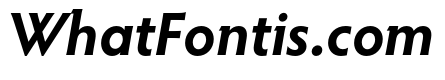 Hypatia Sans Pro Bold Italic