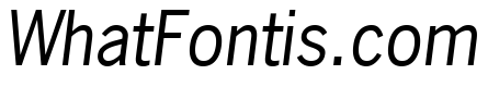 News Gothic Std Oblique