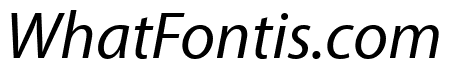 Myriad Pro Italic
