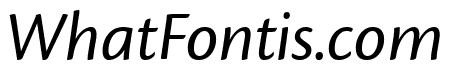 Cronos Pro Italic