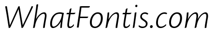 Cronos Pro Light Italic