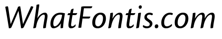Cronos Pro Subhead Italic
