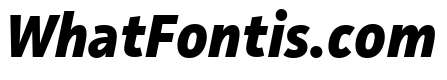 Facit Bold Italic