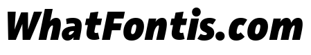 Facit Extrabold Italic