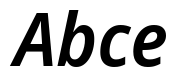 Noto Sans Display SemiCondensed SemiBold Italic