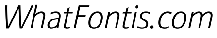 Stroudley Light Italic