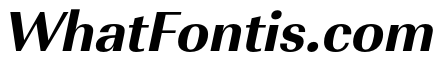 Imperial URW Extra Wide Extra Bold Oblique