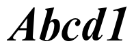 Nimbus Roman D Bold Italic