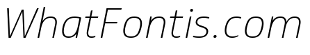 Soleto Thin Italic