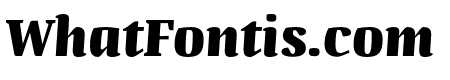 Quador Display ExtraBold Italic