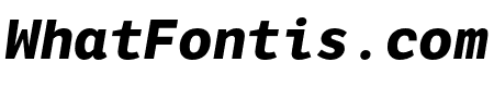 LFT Etica Mono Bold Italic