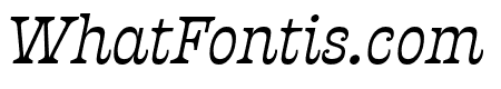 Presley Slab Regular Italic