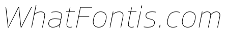 Allotrope Thin Italic