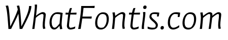 Winco Light Italic