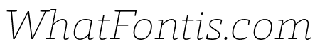 Laski Slab ExtraLight Italic