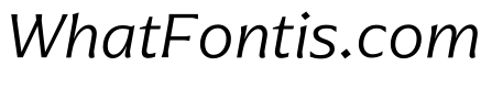 Arpona Light Italic