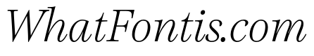 Lavigne Display Light Italic