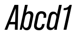 Bebas Neue Pro SemiExpanded Italic