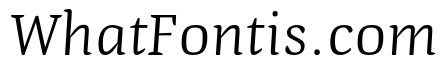 Quador Light Italic