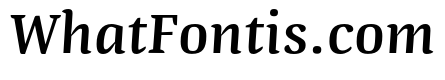 Quador SemiBold Italic