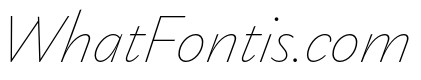 Gaultier Thin Italic
