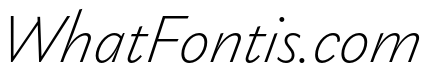 Gaultier UltraLight Italic