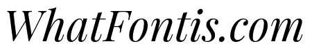 Playfair Display Italic