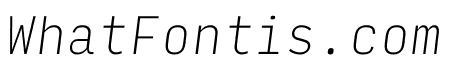 Input Mono Narrow Thin Italic
