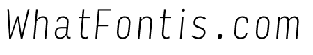 Input Sans Compressed Thin Italic
