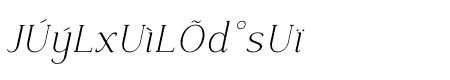 Priyati Thin Italic