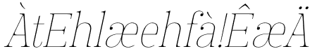 Manison Thin Semi Condensed Oblique