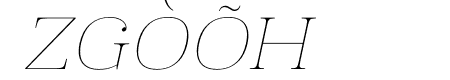 Manison Thin Semi Expanded Italic