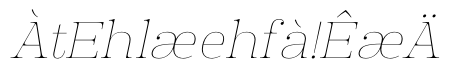 Manison Thin Semi Expanded Oblique