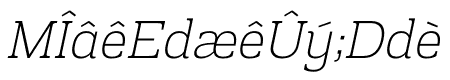 Prachamati Extra Light Italic