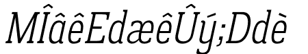 Prachamati Light Condensed Italic