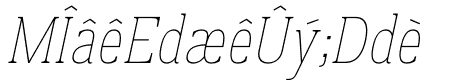 Prachamati Thin Condensed Oblique