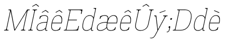 Prachamati Thin Semi Condensed Oblique