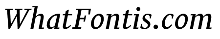 Financier Text Regular Italic