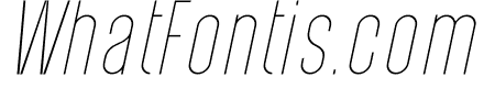 PostScriptum Thin Italic