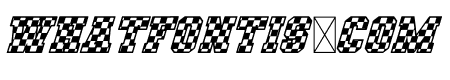 CHECKERED RACE Italic