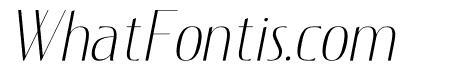 DELUXES THIN ITALIC