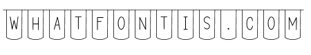 Bunting Font - Curved Regular
