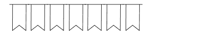 Bunting Font - Flag Outline Regular